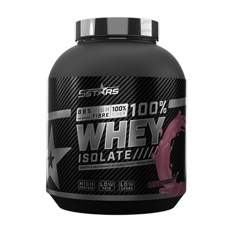 5 stars Whey Isolate, Jagoda, 2kg
