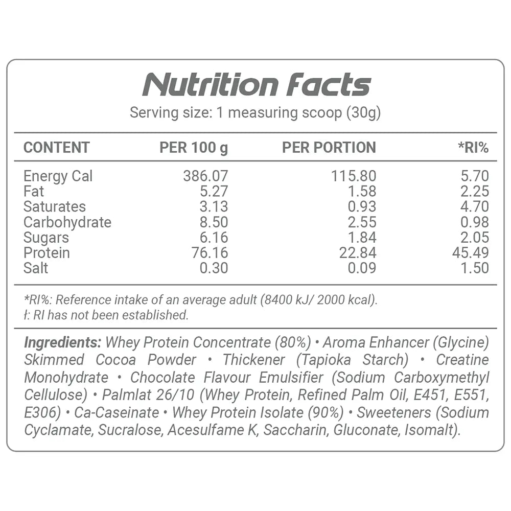 Maximalium Whey Protein, Čokolada, 750 g